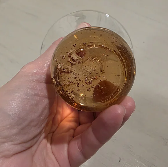 Postmodern Handblown Martini Glasses Set Of 2 - Picture 2 of 5